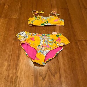 Size 12 GB Girls floral bikini